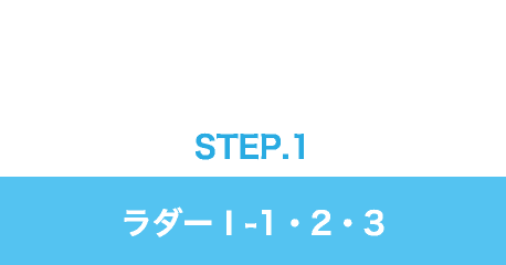 STEP.1/ラダーⅠ-1・2・3
